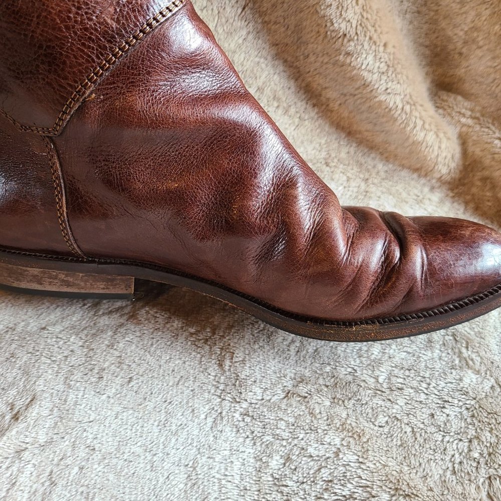 Joan & David Brown Leather Riding Boot - Picture 10 of 15